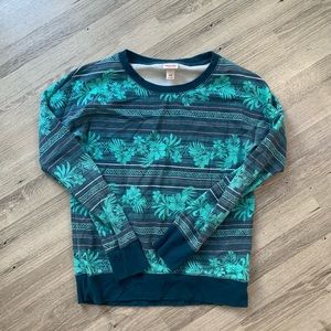 Lightweight Tropical Crew Neck Sweatshirt